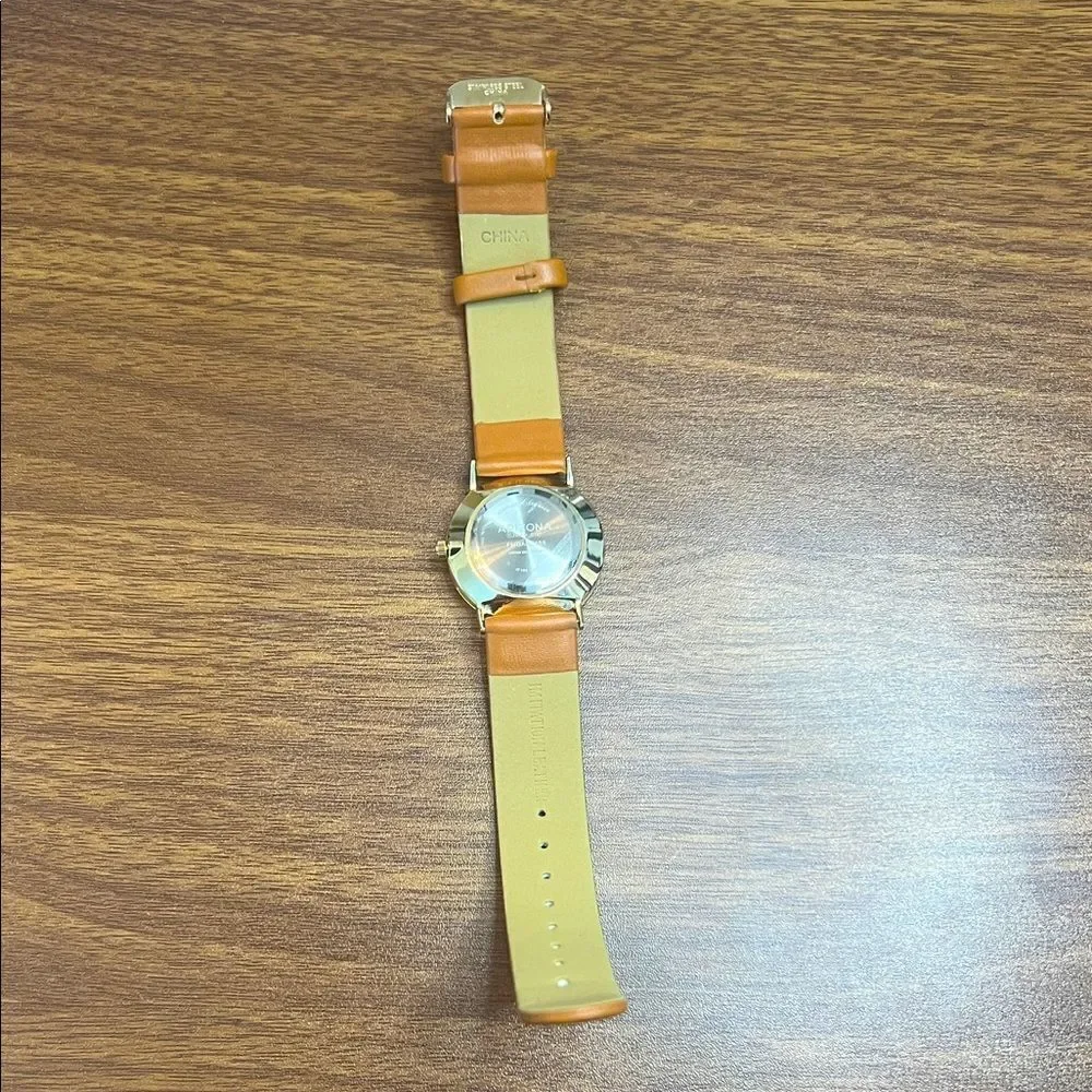 Arizona Clothing Company Everyday Watch with Laser Cut Floral Design Band